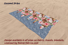 Load image into Gallery viewer, Beach Towels - soft and minky, great finish, 100% cotton backing