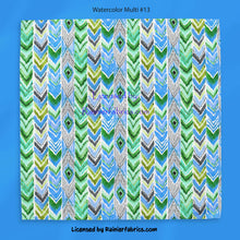 Load image into Gallery viewer, IKAT Watercolors with almost 30 variations and solids. 2-5 business days to ship - Please order by 1/2 yard; Description of bases below