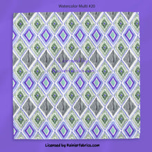 Load image into Gallery viewer, IKAT Watercolors with almost 30 variations and solids. 2-5 business days to ship - Please order by 1/2 yard; Description of bases below