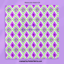 Load image into Gallery viewer, IKAT Watercolors with almost 30 variations and solids. 2-5 business days to ship - Please order by 1/2 yard; Description of bases below