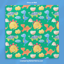 Load image into Gallery viewer, Dinos with options - 2-5 day turnaround - Order by 1/2 yard; Description of bases below