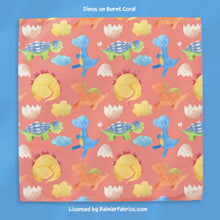 Load image into Gallery viewer, Dinos with options - 2-5 day turnaround - Order by 1/2 yard; Description of bases below