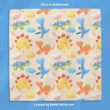 Load image into Gallery viewer, Dinos with options - 2-5 day turnaround - Order by 1/2 yard; Description of bases below