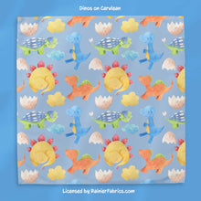 Load image into Gallery viewer, Dinos with options - 2-5 day turnaround - Order by 1/2 yard; Description of bases below