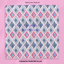 Load image into Gallery viewer, IKAT Watercolors with almost 30 variations and solids. 2-5 business days to ship - Please order by 1/2 yard; Description of bases below