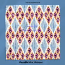 Load image into Gallery viewer, IKAT Watercolors with almost 30 variations and solids. 2-5 business days to ship - Please order by 1/2 yard; Description of bases below