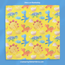 Load image into Gallery viewer, Dinos with options - 2-5 day turnaround - Order by 1/2 yard; Description of bases below