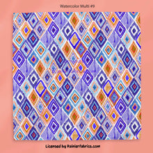 Load image into Gallery viewer, IKAT Watercolors with almost 30 variations and solids. 2-5 business days to ship - Please order by 1/2 yard; Description of bases below