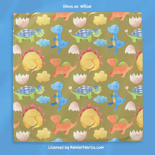 Load image into Gallery viewer, Dinos with options - 2-5 day turnaround - Order by 1/2 yard; Description of bases below