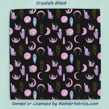 Load image into Gallery viewer, Crystals with Background Options - 2-5 day turnaround - Order by 1/2 yard; Description of bases below