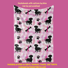 Load image into Gallery viewer, Dachshunds by Nina - Blanket