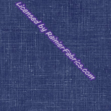 Load image into Gallery viewer, Peacock on Linen Stripes and Solids from Rosemary Stevenson - 2-5 day turnaround - Order by 1/2 yard; Description of bases below