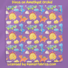 Load image into Gallery viewer, Dinos with Background Options - 2-5 day turnaround - Order by 1/2 yard; Description of bases below