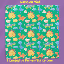 Load image into Gallery viewer, Dinos with Background Options - 2-5 day turnaround - Order by 1/2 yard; Description of bases below