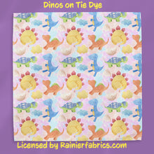 Load image into Gallery viewer, Dinos with Background Options - 2-5 day turnaround - Order by 1/2 yard; Description of bases below