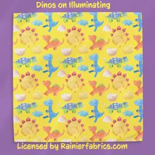 Load image into Gallery viewer, Dinos with Background Options - 2-5 day turnaround - Order by 1/2 yard; Description of bases below