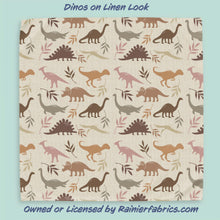 Load image into Gallery viewer, Dinos with background options - 2-5 day turnaround - Order by 1/2 yard; Description of bases below