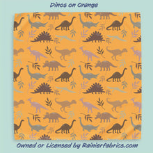 Load image into Gallery viewer, Dinos with background options - 2-5 day turnaround - Order by 1/2 yard; Description of bases below