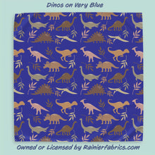 Load image into Gallery viewer, Dinos with background options - 2-5 day turnaround - Order by 1/2 yard; Description of bases below