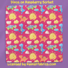 Load image into Gallery viewer, Dinos with Background Options - 2-5 day turnaround - Order by 1/2 yard; Description of bases below