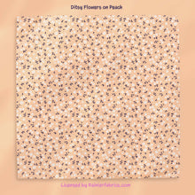 Load image into Gallery viewer, Ditsy Flowers with Options - 2-5 day turnaround - Order by 1/2 yard; Description of bases below
