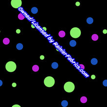 Load image into Gallery viewer, Bright Dots from Nina - 2-5 day turnaround - Order by 1/2 yard; Description of bases below