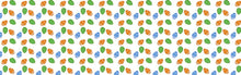 Load image into Gallery viewer, Easter Eggs with solid colors - by Nina - Order by half yard - See below for instructions on ordering and base fabrics