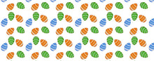Load image into Gallery viewer, Easter Eggs with solid colors - by Nina - Order by half yard - See below for instructions on ordering and base fabrics