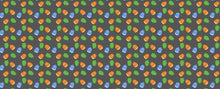 Load image into Gallery viewer, Easter Eggs with solid colors - by Nina - Order by half yard - See below for instructions on ordering and base fabrics
