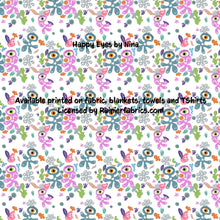 Load image into Gallery viewer, Happy Eyes by Nina - 2-5 day turnaround - Order by 1/2 yard; Description of bases below