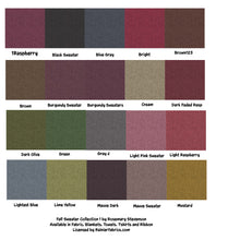 Load image into Gallery viewer, Fall Sweater Collection - from Rosemary Stevenson - 2-5 day turnaround - Order by 1/2 yard; Description of bases below