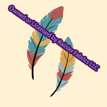 Load image into Gallery viewer, Feathers with options from Nina - Order by half yard - See below for instructions on ordering and base fabrics