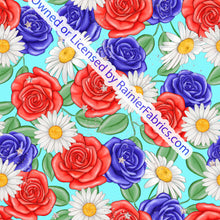 Load image into Gallery viewer, 4th of July Prints - Order by half yard -instructions below on base fabrics