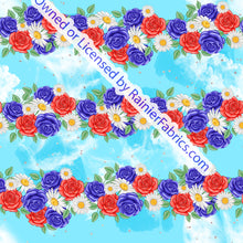 Load image into Gallery viewer, 4th of July Prints - Order by half yard -instructions below on base fabrics