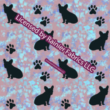 Load image into Gallery viewer, Franchise (dogs) in lots of colors - by Nina - Order by half yard - See below for instructions on ordering and base fabrics