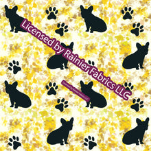 Load image into Gallery viewer, Franchise (dogs) in lots of colors - by Nina - Order by half yard - See below for instructions on ordering and base fabrics