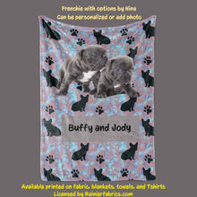 Load image into Gallery viewer, Frenchies by Nina - Blanket (French Bulldog)