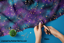 Load image into Gallery viewer, Galactic Fabric - Galaxy from Rainier Fabrics - Order by Half Yards, Description of Base Fabrics Below