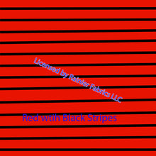 Load image into Gallery viewer, Geo Red and Black by Nina with options - Order by half yard - See below for instructions on ordering and base fabrics