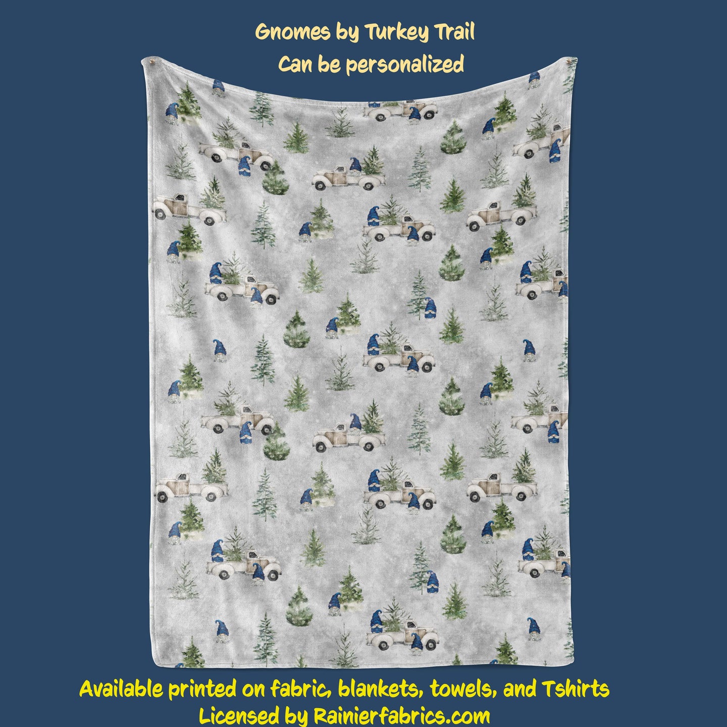 Gnomes by Turkey Trail - Blanket