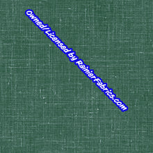 Load image into Gallery viewer, Peacock Stripes on Linen from Rosemary Stevenson - 2-5 day turnaround - Order by 1/2 yard; Description of bases below