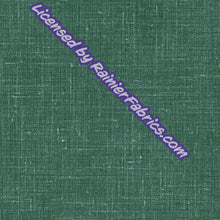 Load image into Gallery viewer, Peacock on Linen Stripes and Solids from Rosemary Stevenson - 2-5 day turnaround - Order by 1/2 yard; Description of bases below