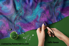 Load image into Gallery viewer, Galactic Fabric - Galaxy from Rainier Fabrics - Order by Half Yards, Description of Base Fabrics Below