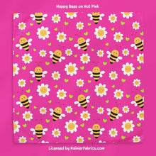 Load image into Gallery viewer, Happy Bees with Variations - 2-5 day turnaround - Order by 1/2 yard; Description of bases below