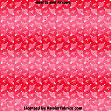 Load image into Gallery viewer, Hearts with Options- 2-5 day turnaround - Order by 1/2 yard; Description of bases below