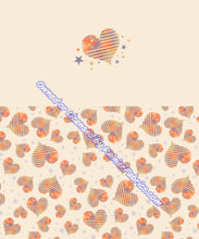 Load image into Gallery viewer, Vintage Hearts on Cream from Sarah - 2-5 day turnaround - Order by 1/2 yard; Description of bases below