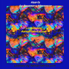 Load image into Gallery viewer, Heart Shapes 123 by Rosemary Stevenson - TAT 2-5 Days (Turn around time) - Order by 1/2 yard; Description of bases below