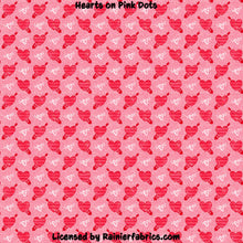 Load image into Gallery viewer, Hearts with Options- 2-5 day turnaround - Order by 1/2 yard; Description of bases below