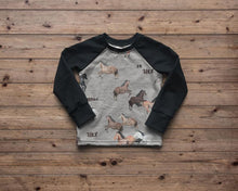 Load image into Gallery viewer, Horses Collection by Popologie - Order by half yard -instructions below on base fabrics