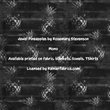 Load image into Gallery viewer, Pineapples with Options from Rosemary Stevenson - 2-5 day turnaround - Order by 1/2 yard; Description of bases below
